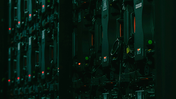 'A very large array of electronic equipment in a room.' by Matthieu Beaumont on Unsplash